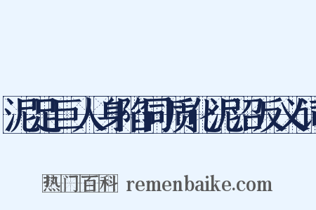 泥足巨人身陷同质化泥沼反义词是什么意思的图片